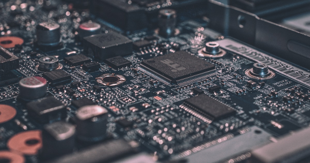 Circuit board representing AI agent runtime security and policy enforcement