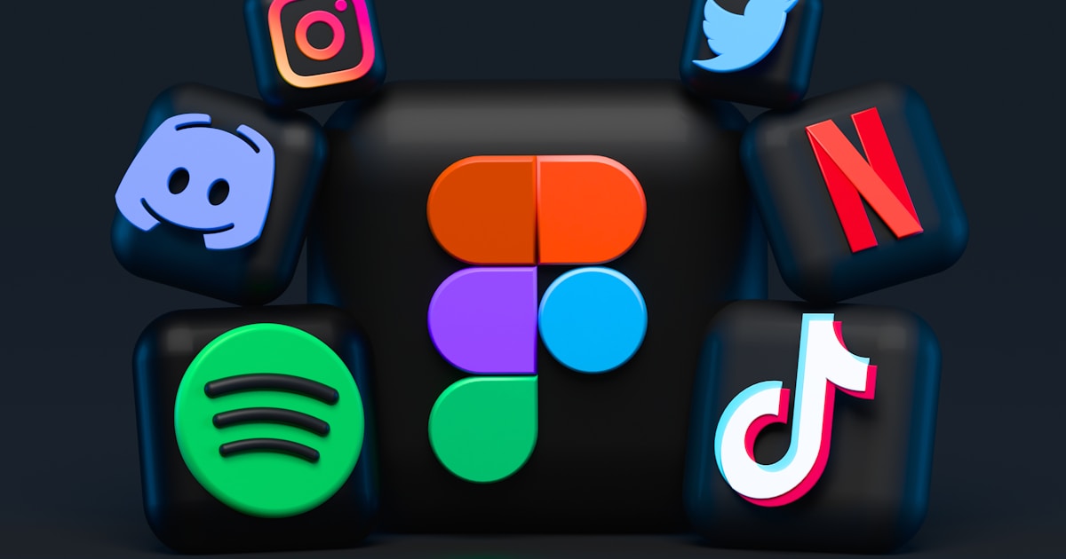 Digital advertising and social media marketing on smartphone screen