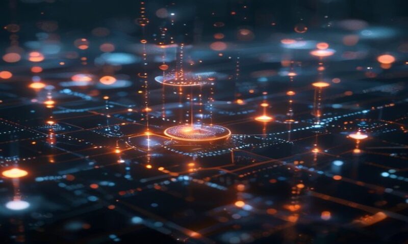 A sleek upgrade visualization showing interconnected digital nodes transforming upward with glowing pathways, symbolizing AI evolution and capability enhancement. Floating interface elements displayin